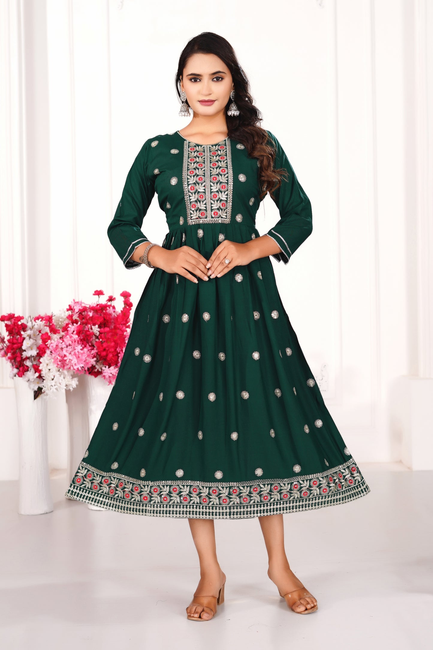 Elegant Kali Ghera Kurti