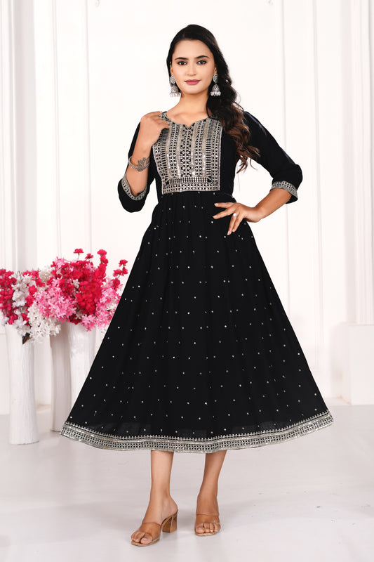 Elegant Kali Ghera Kurti